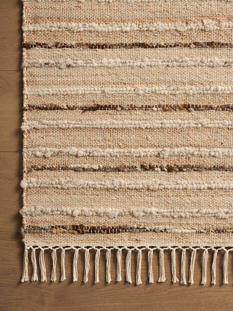 Nico Natural/Bark 8'6" x 11'6" Area Rug by Magnolia Home by Joanna Gaines x Loloi