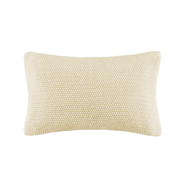 Gracie Mills Lessie Ultra-Soft Knit Oblong Pillow Cover