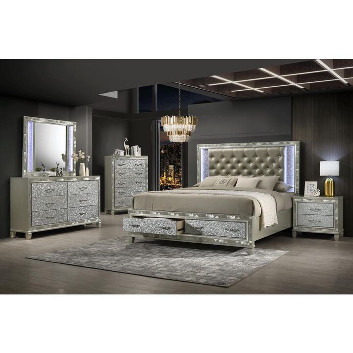 New Classic Furniture Radiance Dresser-Silver