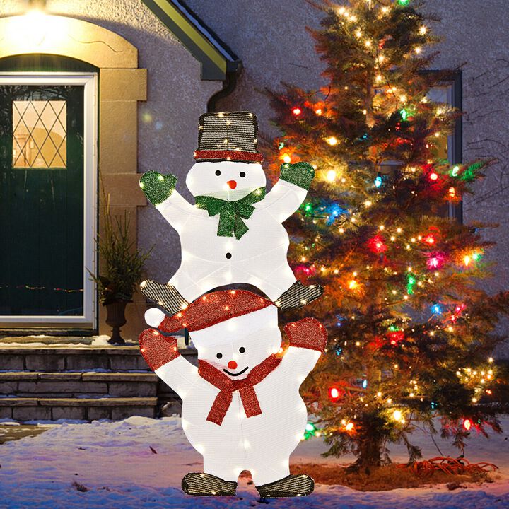 Snowman Xmas Decorations with UL Certified Plug
