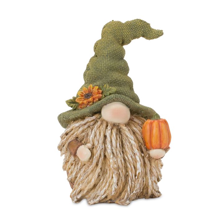 Set of 6 Resin Fall Gnomes for Seasonal Home Decorations
