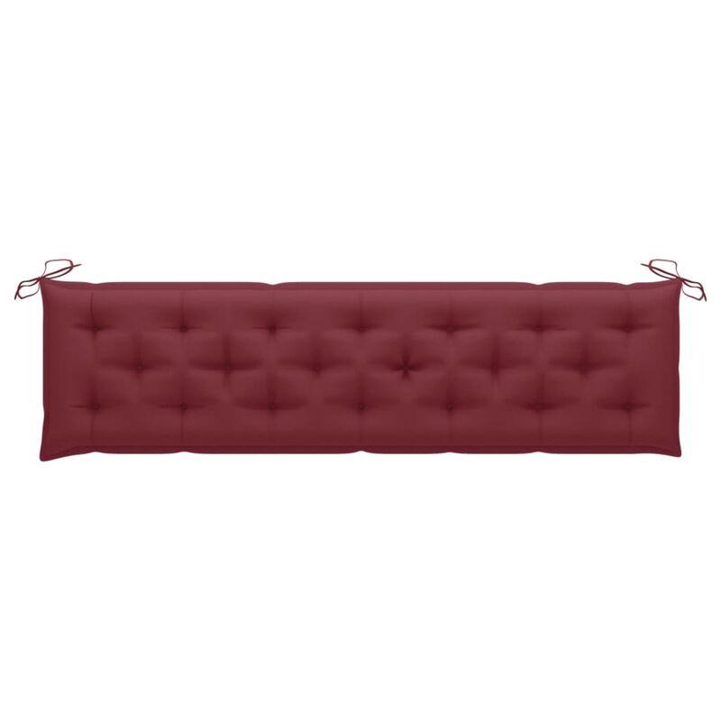 vidaXL Cushion for Swing Chair Wine Red 78.7" Fabric