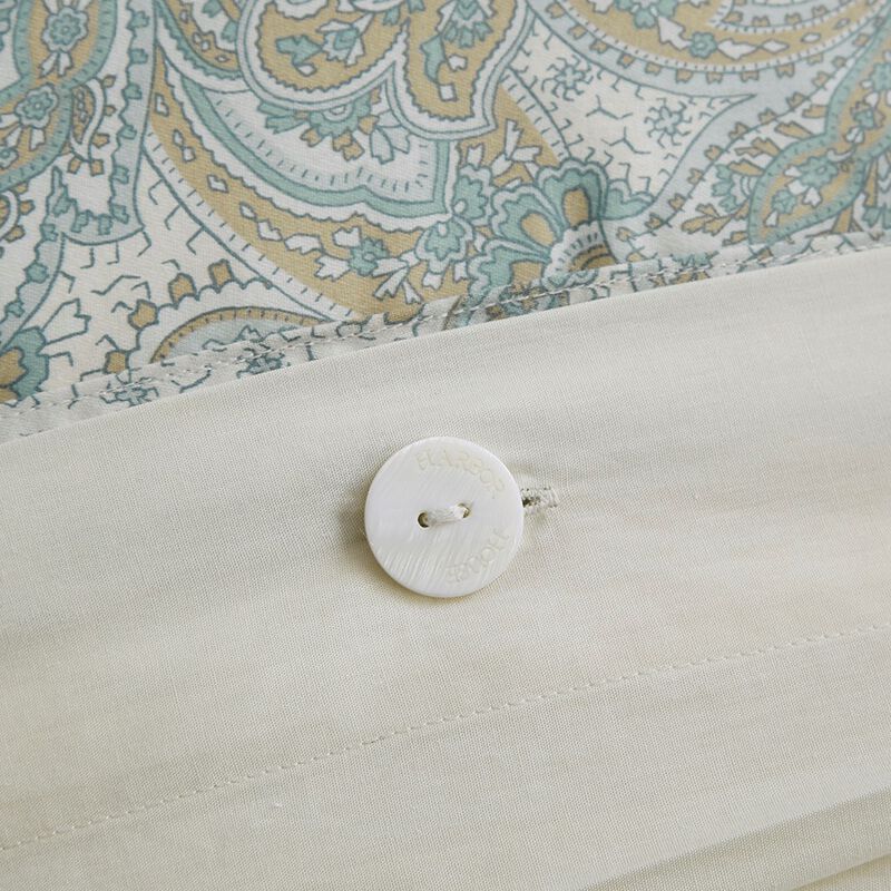 Gracie Mills Christi 3-Piece Paisley Cotton Duvet Cover Set