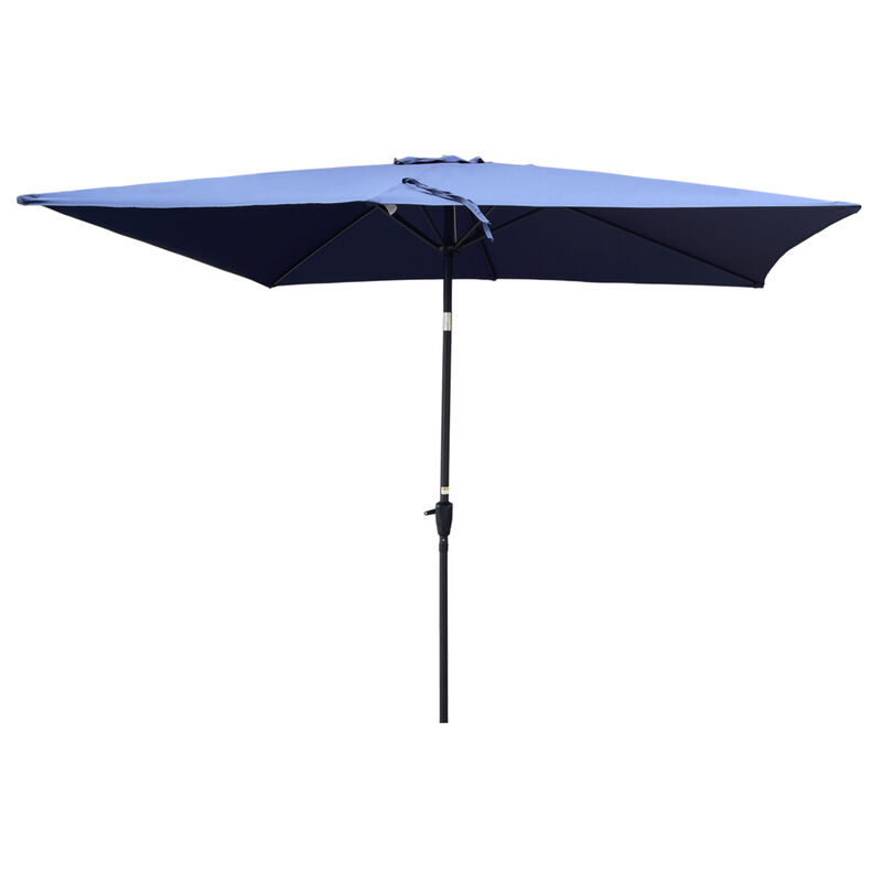 Waterproof Patio Umbrella with Tilt and Crank