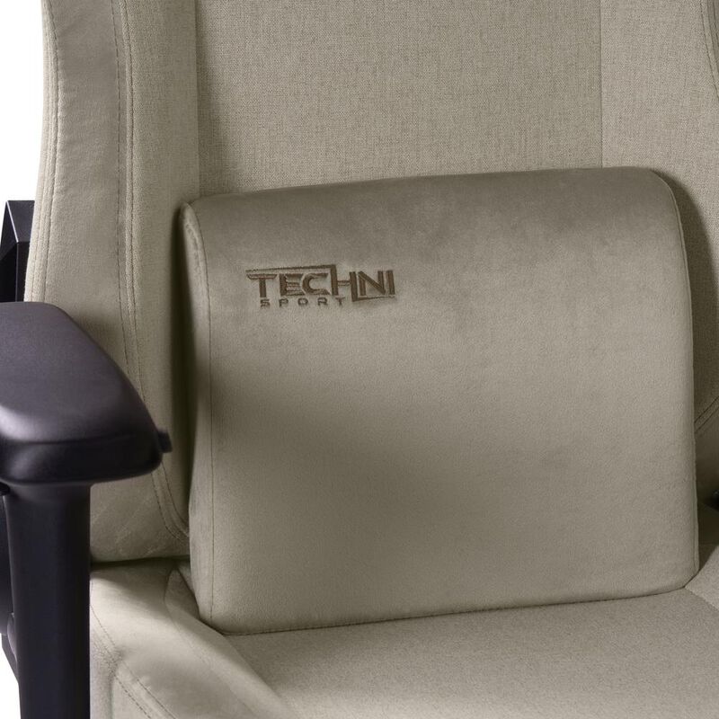Techni Sport Fabric Gaming Chair - Beige