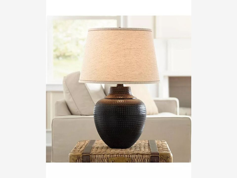 Barnes and Ivy Brighton Southwest Rustic Farmhouse Table Lamp 27.25"