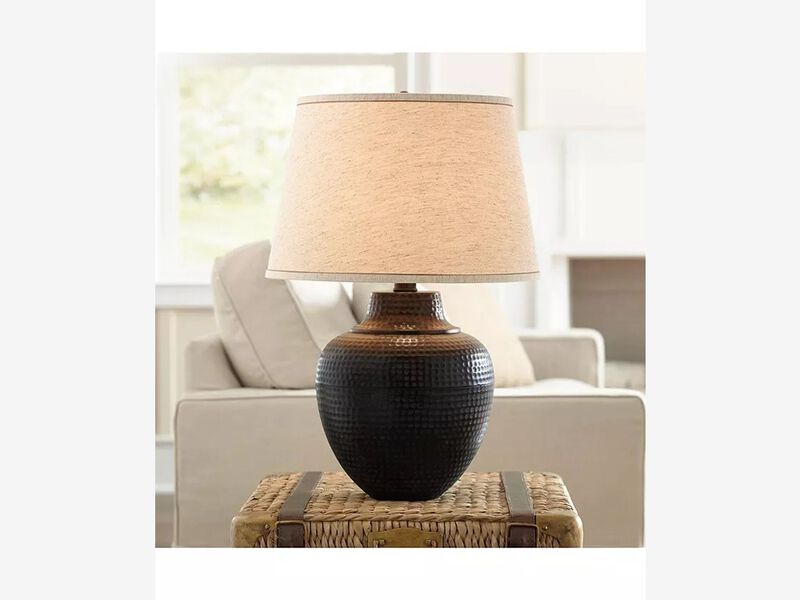Barnes and Ivy Brighton Southwest Rustic Farmhouse Table Lamp 27.25"