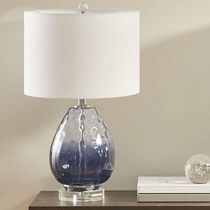 Gracie Mills Montes Ombre Glass Table Lamp
