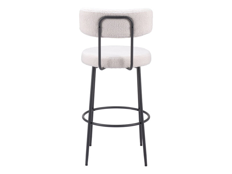 Blanca Barstool (Set of 2) Ivory