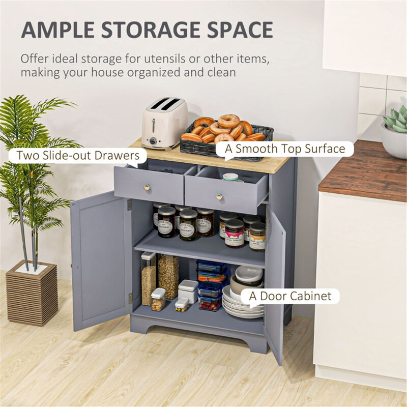 Multi-Purpose Storage Cabinet for Kitchen, Pantry, or Dining Room