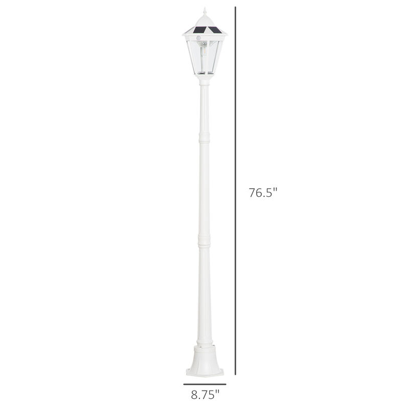 Waterproof Solar Lamp Post with Motion Sensor