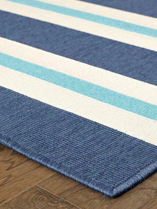 Meridian 1'10" x 2'10" Blue Rug