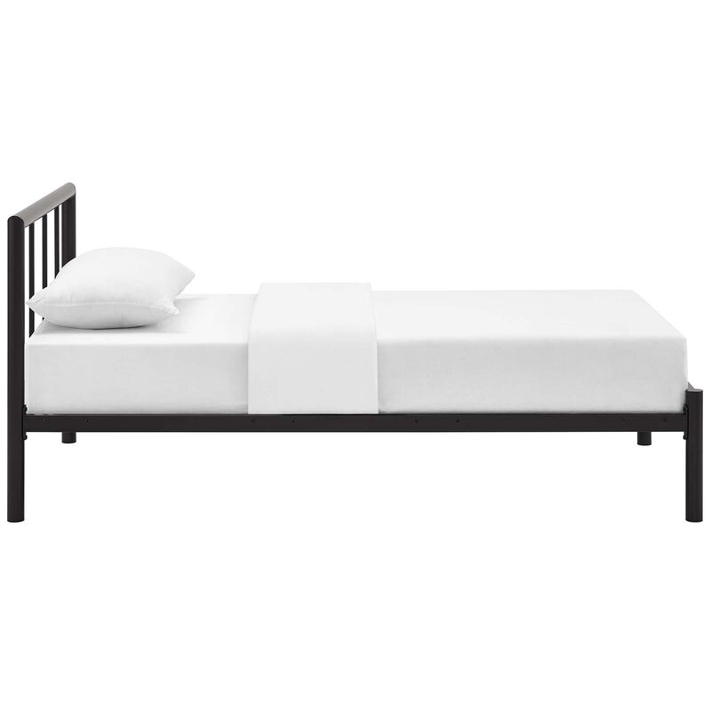 Gwen Twin Bed Frame, Brown