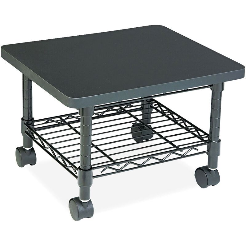 Hivvago Mobile Under Desk Home Office Fax / Printer Stand Cart with Shelf