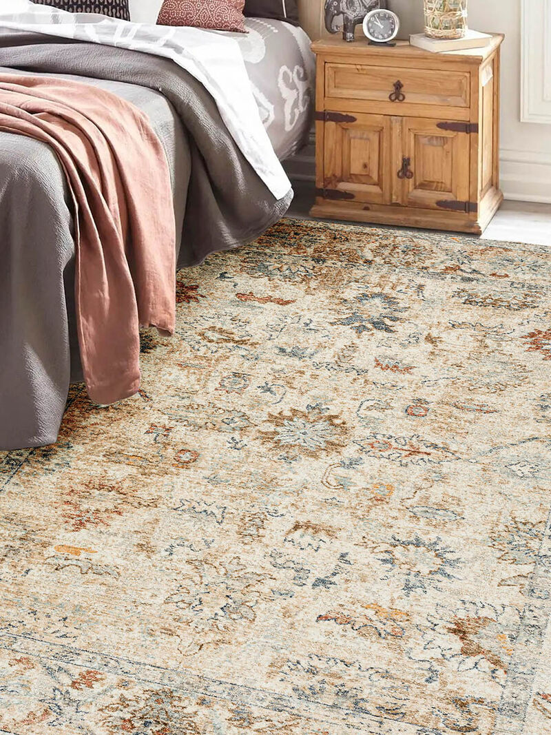 Bergama BE4 Ivory 7'10" x 10' Rug