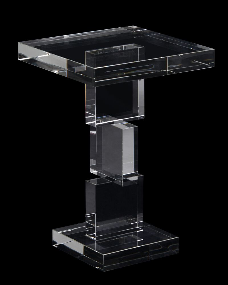 Solid Crystal Martini Table