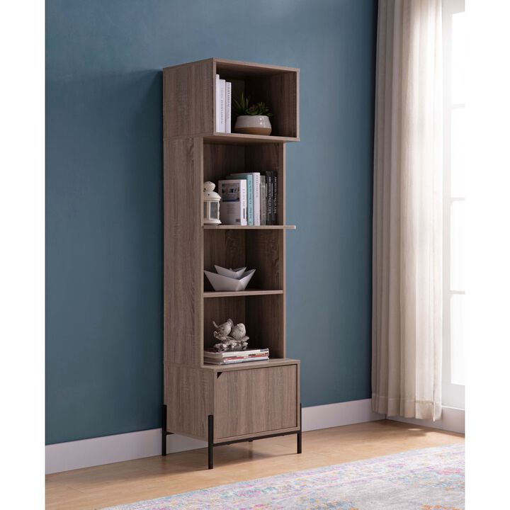 Baker'S Cabinet Dark Taupe