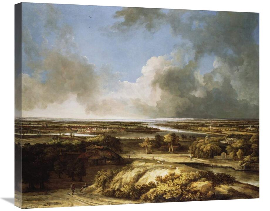 A Panoramic Landscape-Canvas Art-30x24.9
