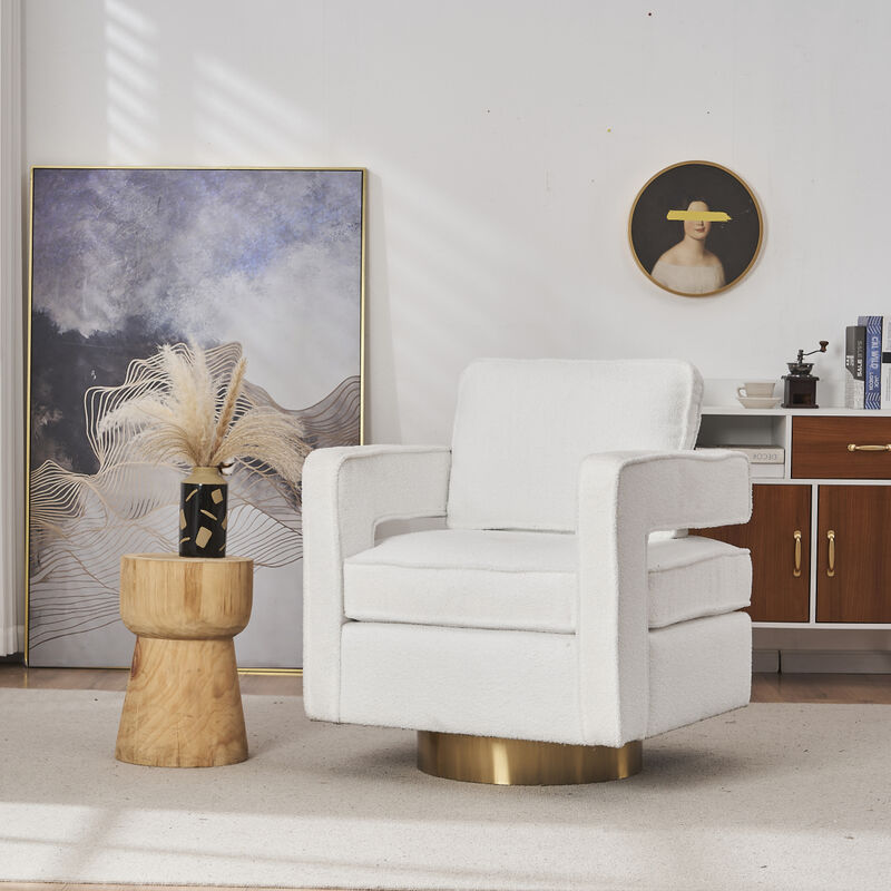Modern 360 Degree Swivel Chair for Living Room