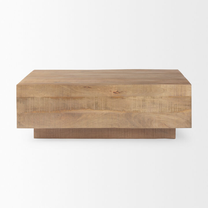 Hayden Light Brown Rectangular Coffee Table