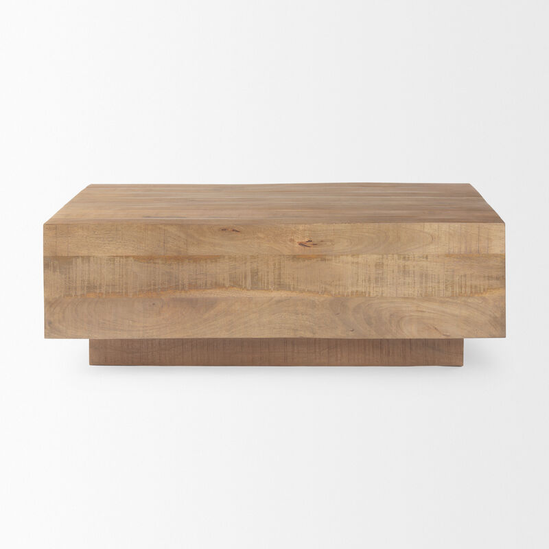 Hayden Light Brown Rectangular Coffee Table