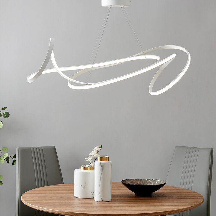 Moscow Chandelier Wood Metal Integrated LED Dimmable
