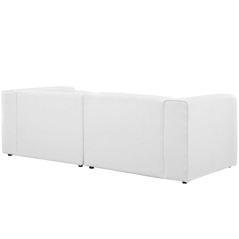 Commix Down Filled Overstuffed Performance Velvet 4-Piece Sectional Sofa
