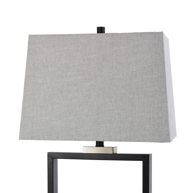 Metton Silver Table Lamp