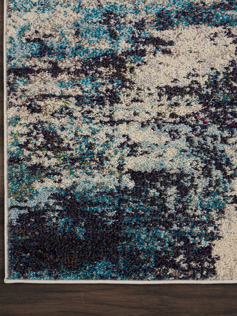 Celestial CES02 Ivory/Blue 6'7" x 9'7" Rug
