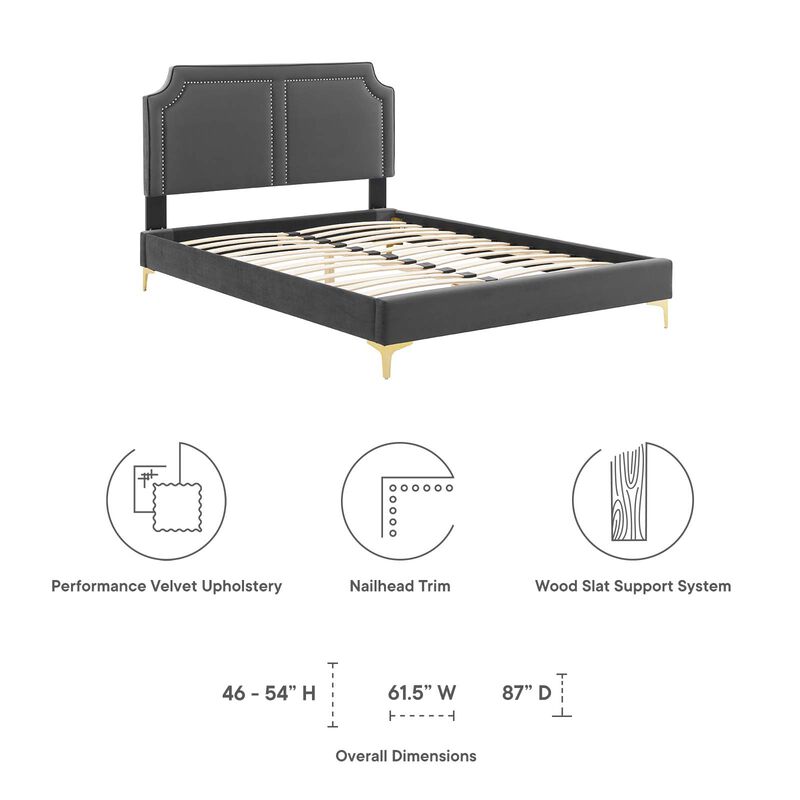 Modway - Novi Performance Velvet King Bed