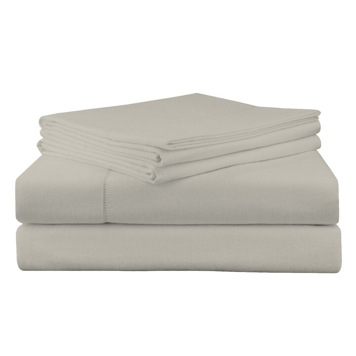Pointehaven Super Heavy Weight 200 GSM 100% Soft Cotton Jensen Printed Flannel Deep Pocket 3 pc Sheet Set, Twin Extra Long