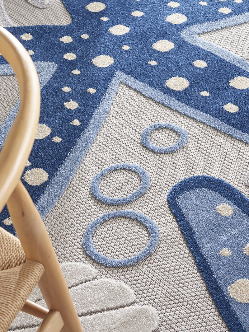 Aloha ALH24 Blue/Gray 9' x 12' Rug