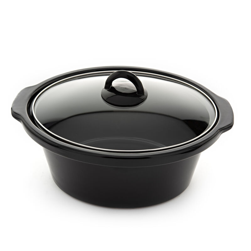 Brentwood Scallop Pattern 4.5 Quart Slow Cooker in White