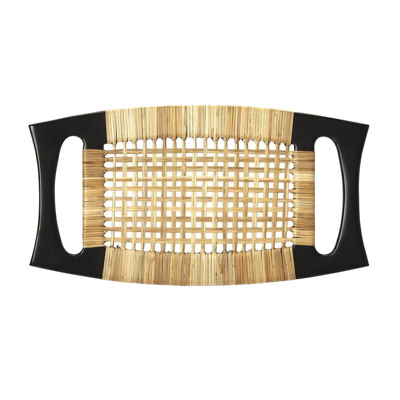 Natural Black Rattan Stool, Belen Kox