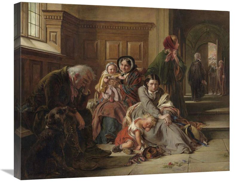 Waiting for the Verdict-Canvas Art-28x22