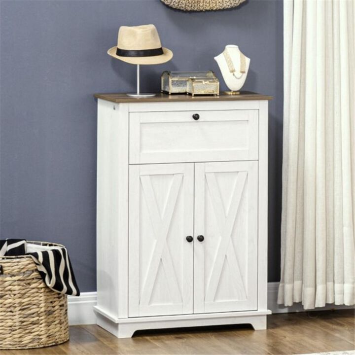 Modern Kitchen Sideboard Buffet, Storage Cabinet & Coffee Bar with Shelves and Drawers