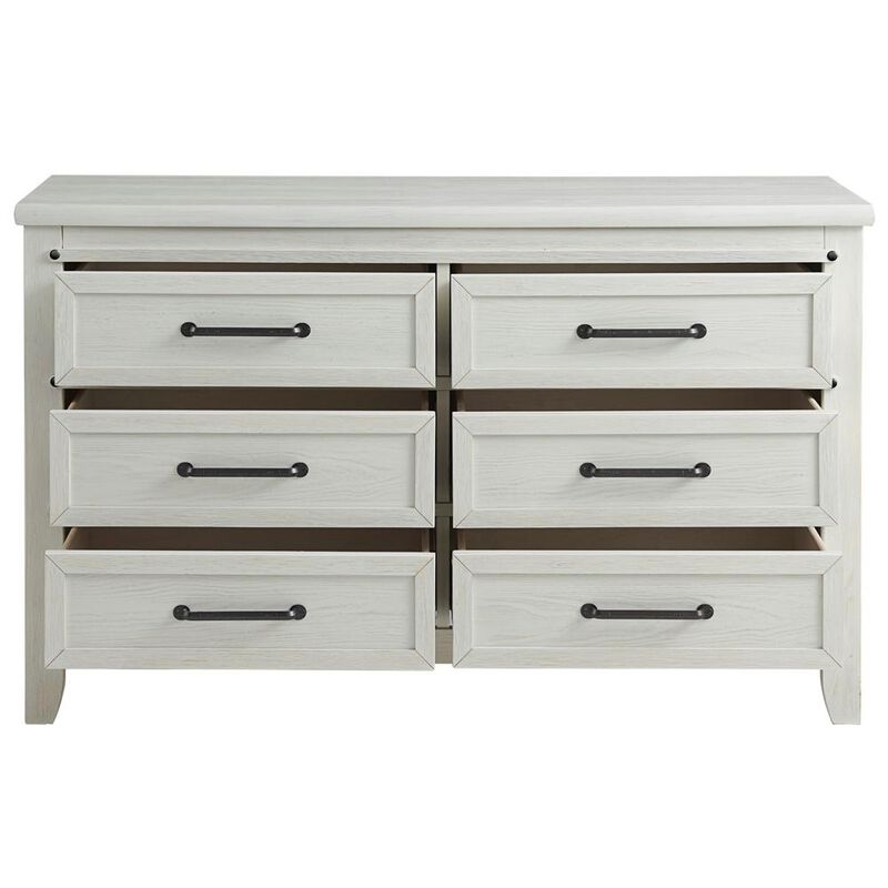 Soho Baby Ellison 6Dr Dresser Rustic White