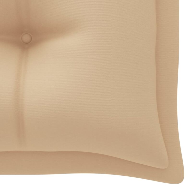 vidaXL Garden Bench Cushion Beige 78.7"x19.7"x 2.8" Fabric