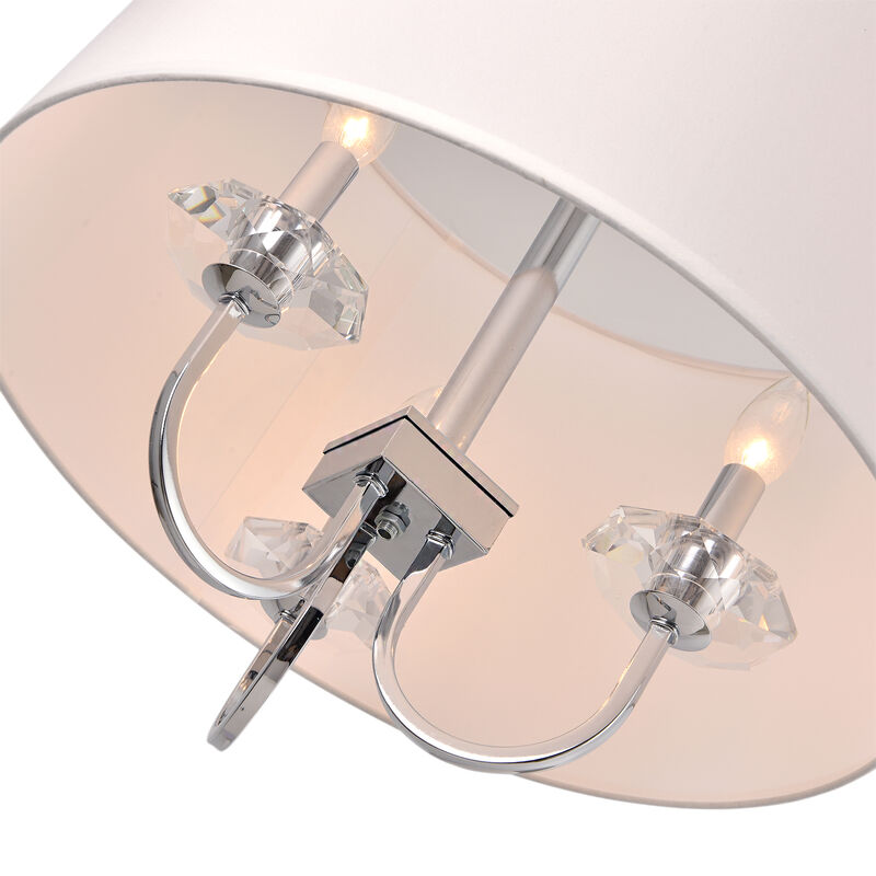 Pasargad Home Azure Collection Metal & Glass Chandelier Lights
