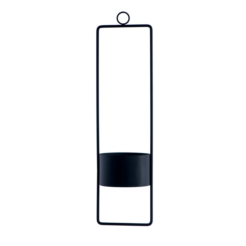 Upright Hanging Planter-small-black