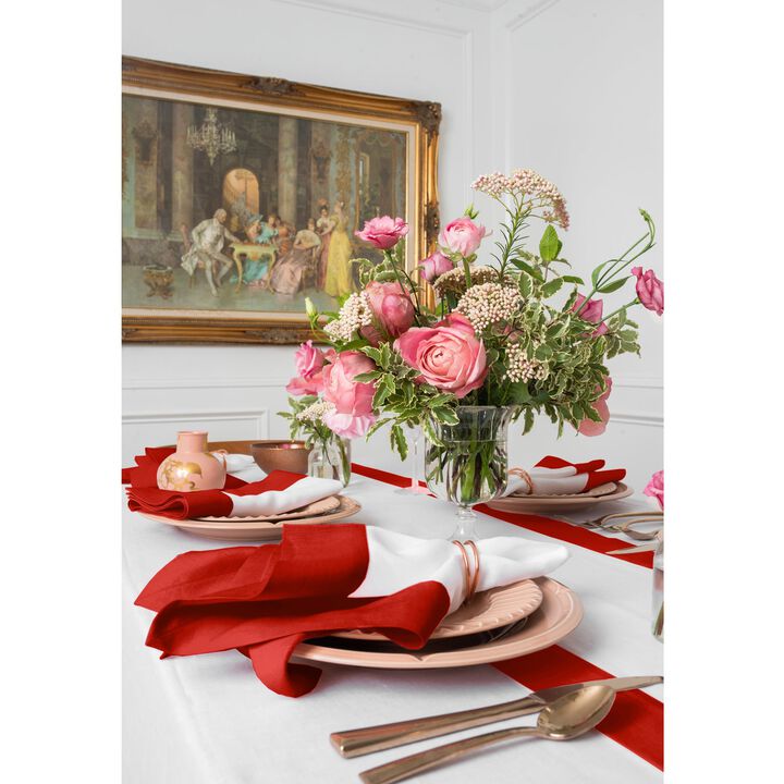 Solino Home 100% Pure Linen Table Runner | Contempo