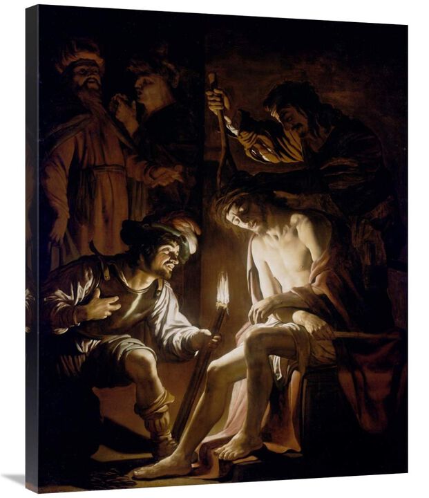 Christ Crowned with Thorns-Canvas Art-28x35