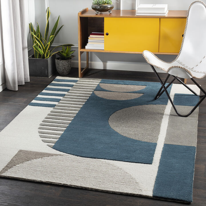 Brooklyn BRO-2304 8' x 10' Blue Rug