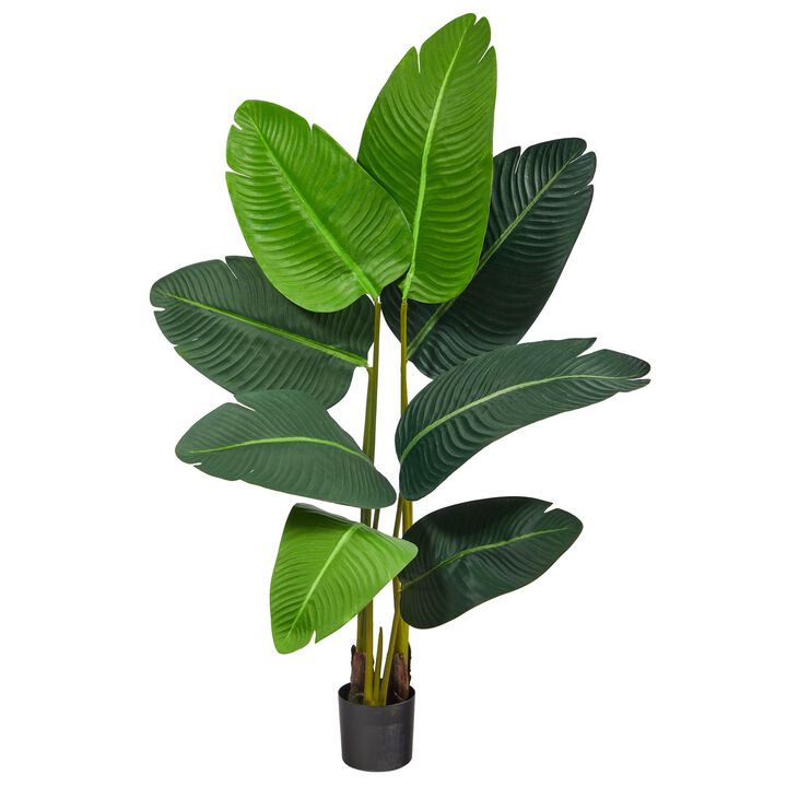 Nearly Natural 3.5-in Travelers Palm Artificial Tree