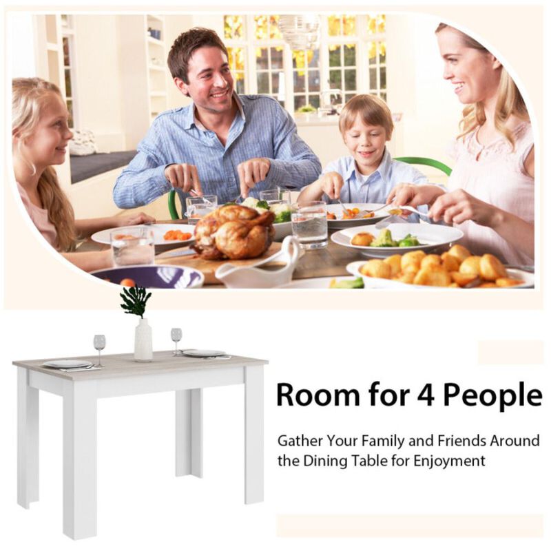 Hivvago 47 Inches Dining Table for Kitchen and Dining Room