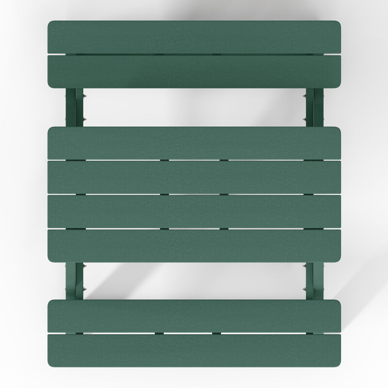 WestinTrends Outdoor Patio Kids HDPE Plastic Picnic Bench Table