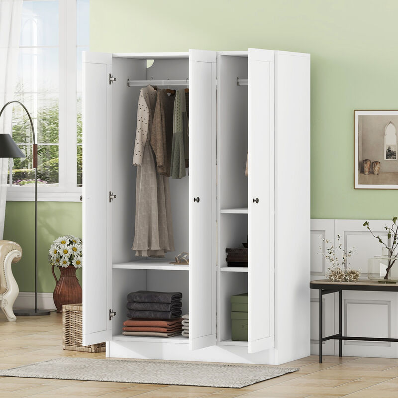 Merax 3 Doors Wardrobe Armoire Closet