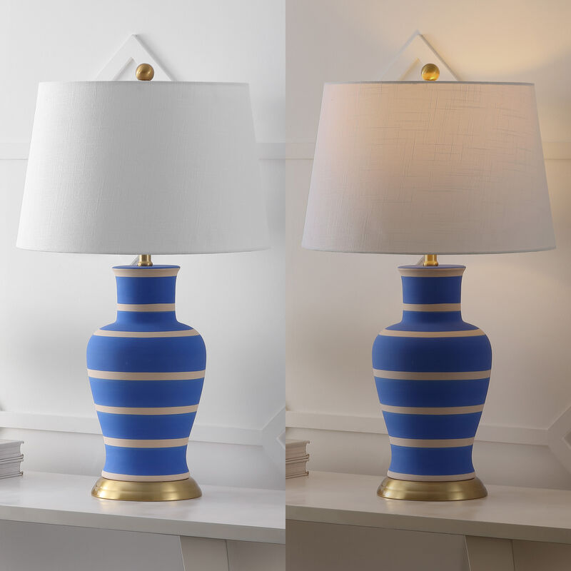 Julian Traditional Classic Ceramic Urn LED Table Lamp