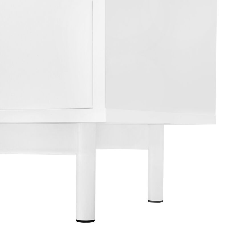 Merax Wave Pattern Storage Cabinet MDF