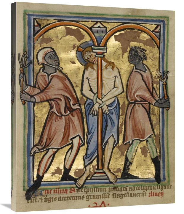 The Scourging of Christ-Canvas Art-28x35